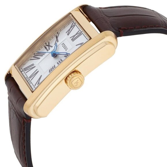 NWT Authentic Fossil Carraway Quartz Silver Dial Watch - Picture 3 of 4